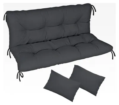 Produktbild von Auflage für Hollywoodschaukel 150x50x50 mit 2 Kissen