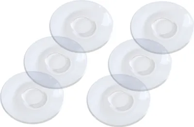 Produktbild von 6 x Untertassen aus Glas Unterteller Espresso Mokka Tee Abschmeckteller 11,5 cm