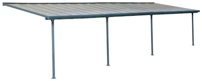 Produktbild von Palram - Canopia Aluminium Terrassenüberdachung Feria Anthrazit 295x915x305 cm