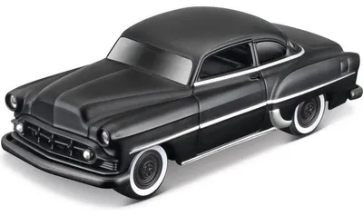 Productafbeelding van Maisto Chevrolet Custom 1953, model in schaal 1:43, kleur: matzwart
