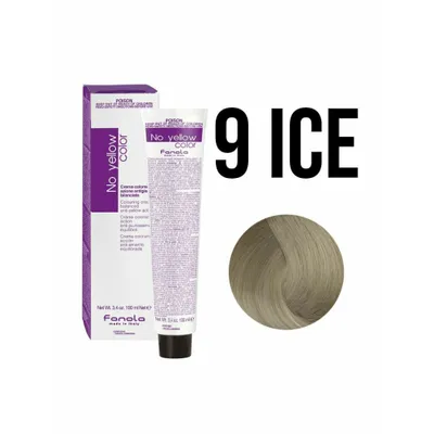 Produktbild von Fanola Haarfarbe No Yellow Colouring Cream 9 Ice Sehr helles Eisblond