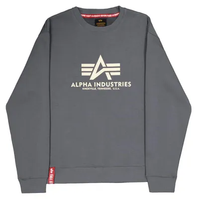 Immagine prodotto di Felpa da uomo Alpha Industries, modello Basic, colore grigio scuro