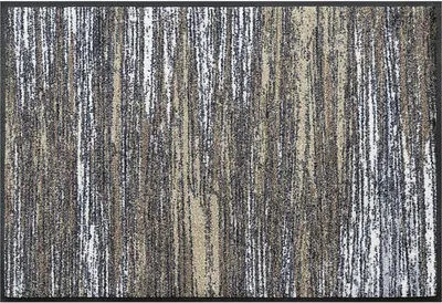 Produktbild von wash+dry Scratchy Beige, Dekorative Fußmatte, Drinnen, Rechteckig, Mehrfarbig, Muster, 750 mm