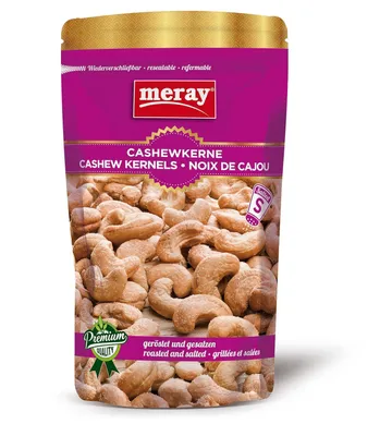 Produktbild von MERAY Cashewkerne Geröstet & Gesalzen 150g