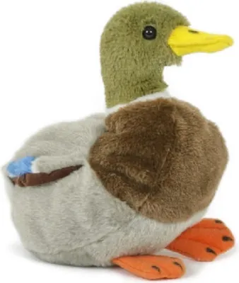 Produktbild von Plüschtier Ente 18 cm, Stofftier Plüschtiere Kuscheltiere Stofftiere Enten Erpel
