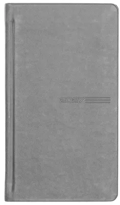 Produktbild von 2027 GÜSS Taschenkalender, 1W.= 2S., Einband Tucson grau