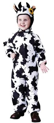 Produktbild von Kostüm Kuh Kuhkostüm Tierkostüm für Kinder Kinderkostüm Gr. 86 - 158, Größe:110/116