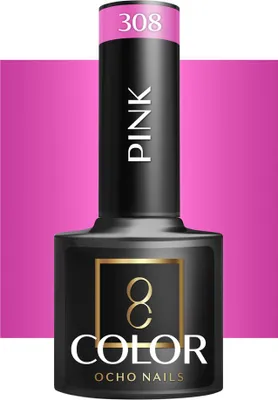 Obrázek produktu pro OCHO NAILS Hybrídní gel lak na nehty pink 308 -5 g