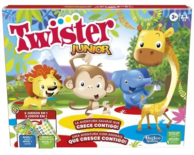 Zdjęcie produktu dla Hasbro Gaming Gra Twister Junior, 3 lat(a), 10 min