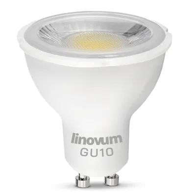 Produktbild von linovum Reflektor Lampe GU10 LED warmweiß 2W mit Abstrahlwinkel 38° - ersetzt 20 Watt - Leuchtmittel 230V Birne Halogenersatz