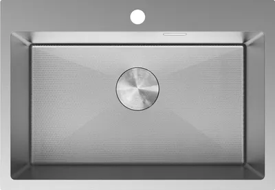 Image de Mexen Solix évier en acier inoxydable 1 bac 650 x 450 mm, inox HC - 6403651000-01HC