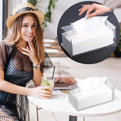Produktbild von Acryl-Tissuedispenser für Büro und Haushalt