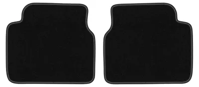 Productafbeelding van Velours achtermatten voor Kia Sephia II 1997-2001 (sedan) – 2-delig, zwart, op maat – Wielganizator LUX