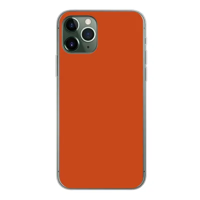 Produktbild von MuchoWow® Handyhülle Schutzhülle Hülle für iPhone 11 Pro Sienna - Erde - Farben - Massiv Silikon Softcase Handy Hülle - Handy