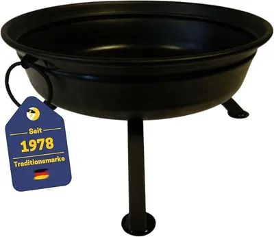 Produktbild von Feuerschale aus Stahl, schwarz, 65 cm Durchmesser