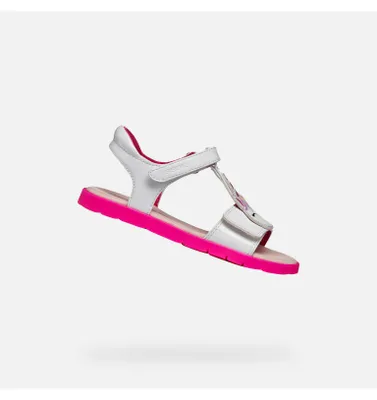 Produktbild von Geox Joyfoot weiße Mädchensandalen 26