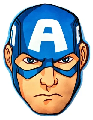 Produktbild von Marvel Captain America Avengers Kissen Blau  Blau One Size
