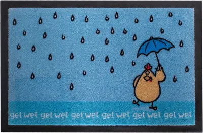 Produktbild von Türmatte - get wet get wet 60  x 40 cm
