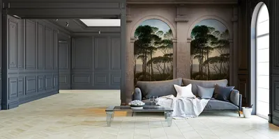 Produktbild von NEWROOM Tapete Touf Grau Vliestapete - Natur Wald  Germany