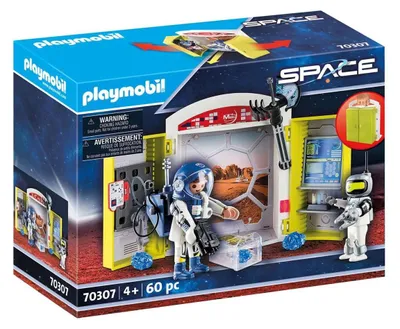 Produktbild von Spielbox In der Raumstation ab 4 Jahren Spielset 60 Teile Space