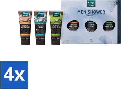 Produktbild von Kneipp - Men Duschfavoriten Geschenkset - Vorteilspack - 4 Stücke