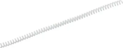 Produktbild von GBC ColourCoil Binderücken, 4:1-Teilung, weiß, 18mm (100), Weiß, 1,8 cm, 220 mm