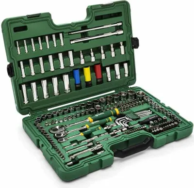 Obrázek produktu pro Sada klíčů SATA 180ks 1/4" 3/8" 1/2" nástrčné hlavice