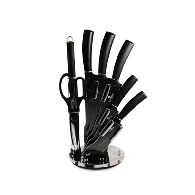 Obrázek produktu pro Berlinger Haus sada nožů Black Silver ve stojanu 12306