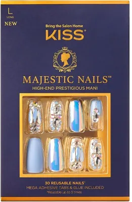 Image de KISS | Ongles artificiels MJ02C - Rose - Facile à utiliser - Manucure rapide - 30 pièces