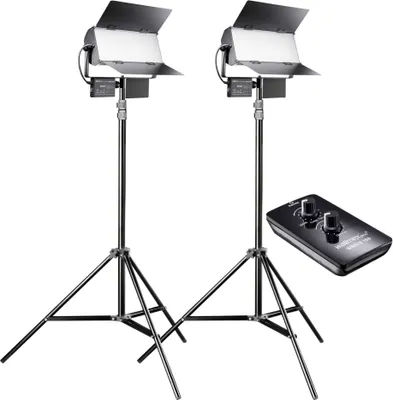 Obrázek produktu pro walimex pro Sirius 160 LED 65W Daylight 2er Set mit Stativen