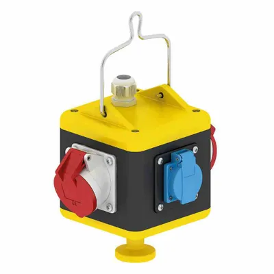 Immagine prodotto di BALS CEE-combi gomma nero IP44 2x16A5p400V 2plug M25