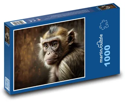 Zdjęcie produktu dla Puzzle 1000 Małpa w lesie - martinpuzzle