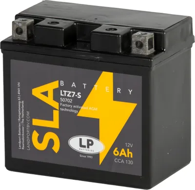 Produktbild von YTZ7S AGM SLA Motorrad Batterie 6,5Ah 12V LANDPORT LTZ7-S YTZ7-S TTZ7S-B YTZ7S-4