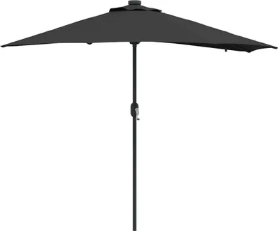Immagine prodotto di vidaXL Ombrellone da giardino nero 294 x 150 x 223 cm