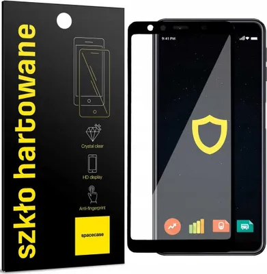 Imagen del producto de Protector de pantalla de vidrio Spacecase, diseño 5D, para Samsung Galaxy A7 (2018)