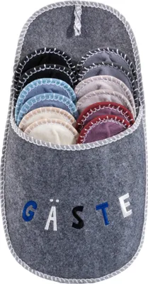 Produktbild von ONVAYA® ABS Gästepantoffel, Hausschuhe "Gast" 6er Set, Antirutsch