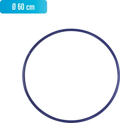 Produktbild von Grevinga® Gymnastikreifen aus Kunststoff (60cm, Blau)