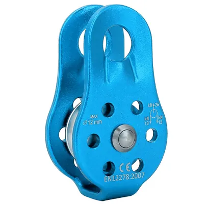 Imagen del producto de Polea, polea para escalada, polea para escalada, polea giratoria simple, rueda de polea