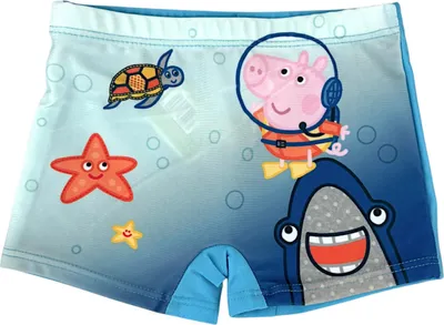 Produktbild von Badehose Peppa Pig George Hellblau 92-98 cm