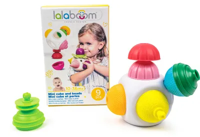 Immagine prodotto di LALABOOM - Cubi e perline esploratrici 8 pezzi