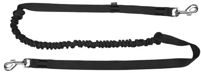 Produktbild von Dingo Canicross Leine mit Stoßdämpfer, 2 Karabinerhaken, leicht, Zugabsorption,