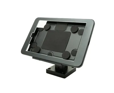 Produktbild von SYSTEM-S Wand Decke Halterung abschließbar 180° neigbar für iPad Mini 6 (2021) in Schwarz