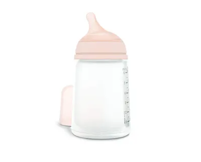 Produktbild von Suavinex 304593 Zero.zero PP 270 ML Baby-Flasche + Sauger, 270ml Fassungsvermögen, -frei