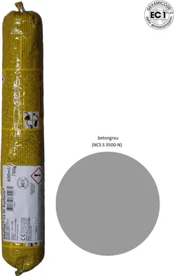 Produktbild von Sikaflex 11 FC 1K Polyurethan Klebstoff Dichtstoff 600ml Beutel betongrau