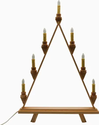 Produktbild von Lichterdreieck - Unbestückt, 37cm, Original Erzgebirge