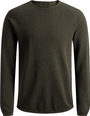 Image de JACK & JONES Pull à manches longues en tricot Sweat en coton Chemise JJEHILL Taille : XS