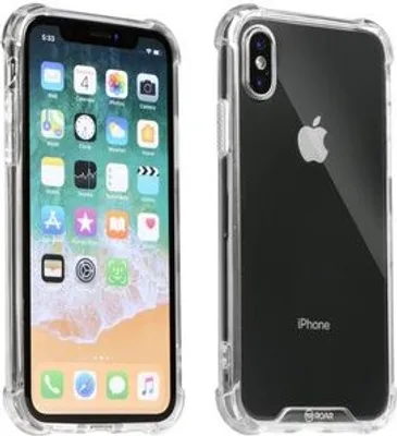 Produktbild von cofi1453® Panzerhülle Bumper Roar Armor SchutzHülle kompatibel mit iPhone 11 Silikon Hülle Zubehör Tasche Panzerschale Panzer in Transparent