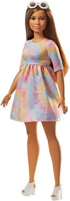 Produktbild von Barbie Fashionistas Doll 77 To Tie Dye For - Curvy, Weiblich, 3 Jahr(e), Mädchen, Mehrfarbig
