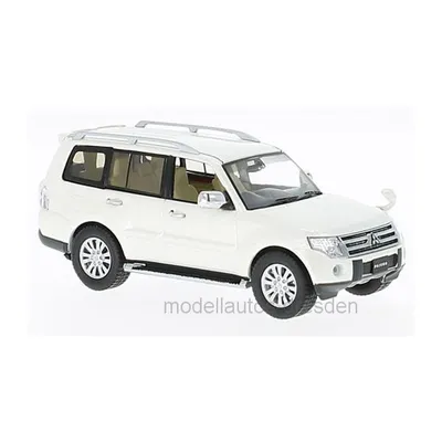 Produktbild von First:43 F43075 Mitsubishi Pajero 4WD weiss Maßstab 1:43 Modellauto