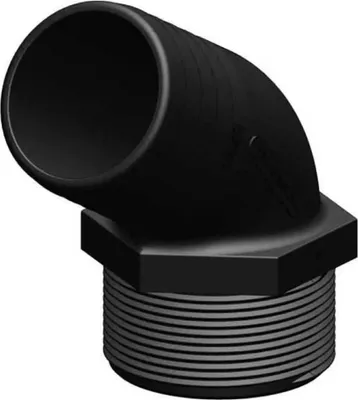 Obrázek produktu pro Trudesign spojka hadic 120° kompozitní černá 2" 50 mm